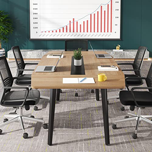 LITTLE TREE 6 FT Boat Shaped Conference Room Table