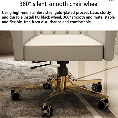 JTKDL Luxury Office Chair, Adjustable Ergonomic Boss Chair