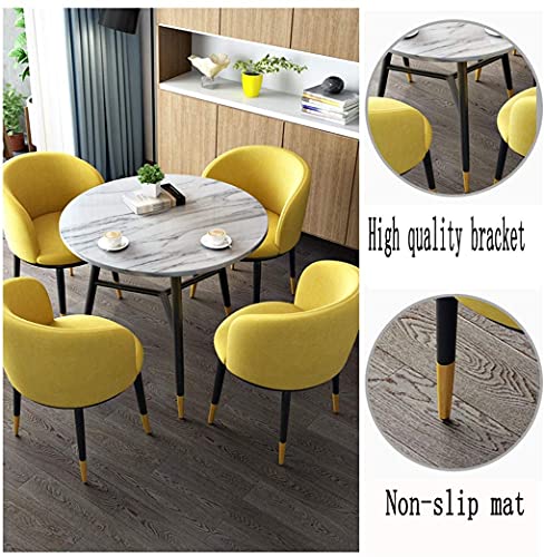 SYLTER Office Conference Table Set with 1 Table and 4 Chairs
