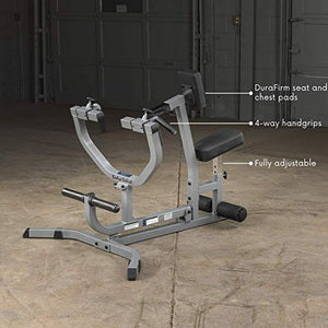 Body-Solid GSRM40 Adjustable Seated Row Machine for LAT and Back Workouts, Commercial and Home Gym Equipment