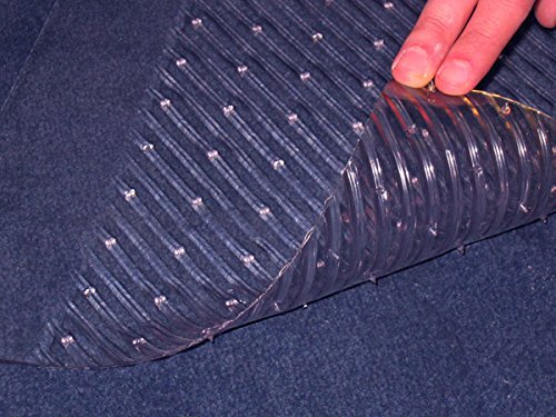 American Floor Mats Clear Vinyl Runner Mats for Carpeted Floors 60ft x 36in