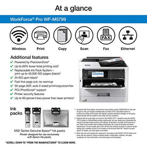 Epson Workforce Pro WF-M5799 Workgroup Monochrome Multifunction Printer