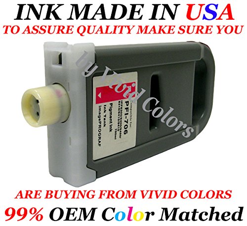 Compatible Canon PFI706 cartridges Canon PFI706 Set of 12 ipf8400s ipf8400 ipf9400s ipf9400 ipf8410s ipf8410 ipf9410s ipf9410