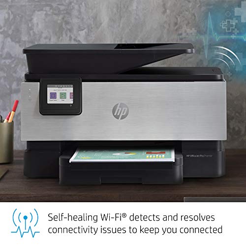 HP OfficeJet Pro Premier All-in-One Wireless Printer - includes 2 Years of Ink Delivered, plus Smart Tasks for Smart Office Productivity, Works with Alexa (1KR54A)