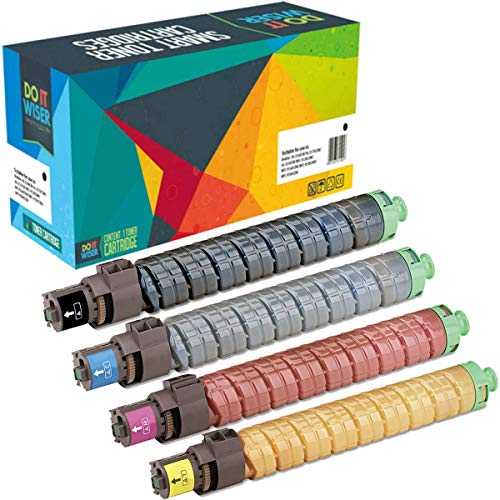 Do it Wiser Compatible Printer Toner Cartridge Replacement for Ricoh Aficio SP C811DN SPC811 C811 | 820000 820008 820016 820024 (4-Pack)