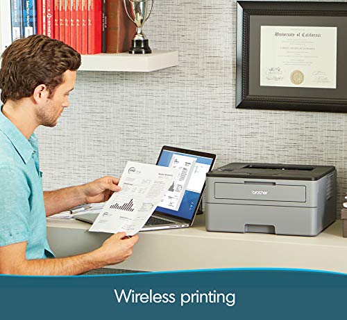 brother HLL2350DW Refurbished Monochrome Printer (Renewed)