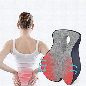 Sicunang Memory Foam Cushion for Office Chair - Back Pain & Sciatica Relief - Orthopedic Coccyx Pillow