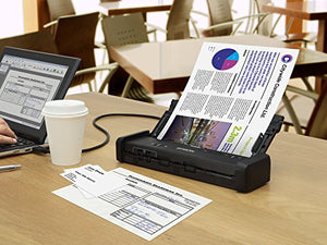 Epson DS-320 Mobile Scanner with ADF: 25ppm, Twain & ISIS Drivers, 3-Year Warranty