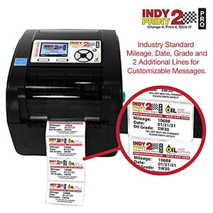 Oil Change Reminder Printer - System Kit w/ 1000 Stickers + Ink Ribbon