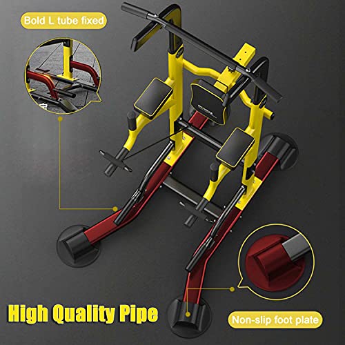 Bueuwe Power Tower Station with 11-Gear Height Adjustable Pull Up & Dip Station for Adults and Kids Multi-Function Fitness Strength Training Equipment Exercise Workout Station for Home Gym