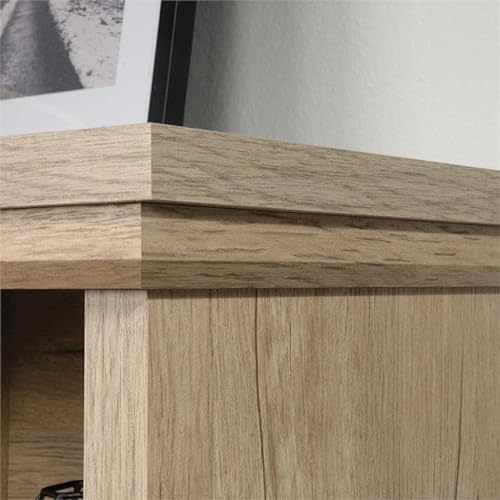 Pemberly Row Contemporary Computer Hutch in Prime Oak