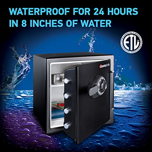 SentrySafe SFW123CS Lock Boxes Fireproof Waterproof, Dial Combination Safe