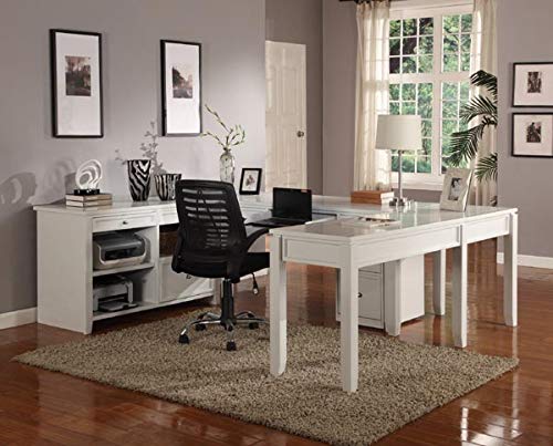 Parker House Boca U-Shape Credenza Home Office Set - PAH-BOC-347C-347D-357D-370(2)-347H-375