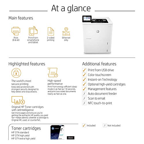 HP Laserjet Enterprise M609x (Renewed)