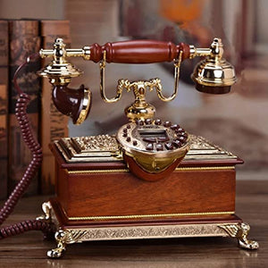 MaGiLL Vintage Landline Phone with Caller ID, 16 Ringtones, Adjustable Volume & Brightness