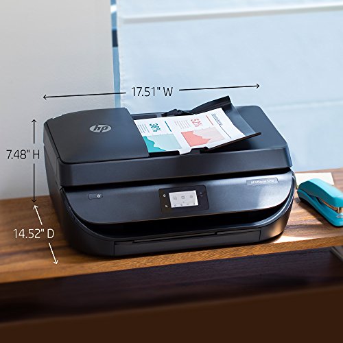 HP OfficeJet 5258 Wireless All-in-One Touch Screen Bluetooth Wireless Black Printer