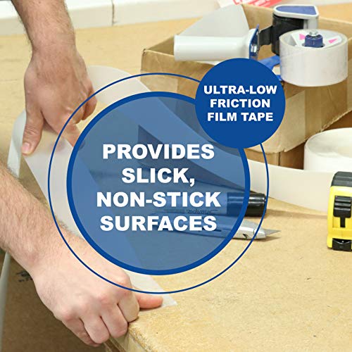 3M 5423 Transparent PTFE/UHMW Tape, 3in Width x 5yd Length (1 roll)