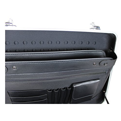 World Traveler European-style Aluminum Silver Laptop Attache Case Briefcase, One Size