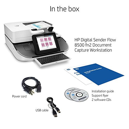 HP Digital Sender Flow 8500 fn2 OCR Document Capture Workstation (Renewed)