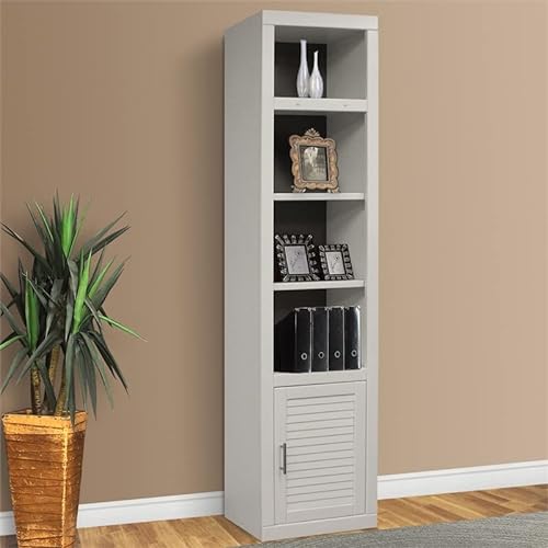Parker House Catalina 22" Wood Open Top Bookcase in White Finish