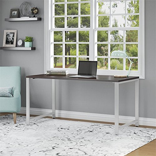 Bush Business Furniture 400 Series 72W x 30D Table Desk in Mocha Cherry