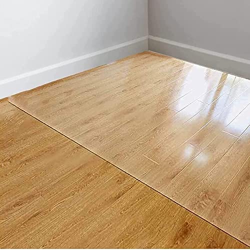 HAIZON Clear Plastic Chair Mat for Hardwood and Carpet Floors - 155" Size