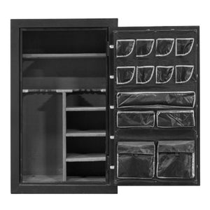 Second Amendment B- Rate Fire-Resistant Storage Organizer Vault Safe for Rifle, Shotgun, Firearms with Mechanical Dial Combination Lock (59-3/16"H x 36" W x 25" D)