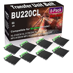 Kolasels Transfer Unit Belt 8-Pack Compatible BU220CL BU-220CL for HL-3140CW HL-3170CDW HL-3180CDW MFC-9130CW Printer