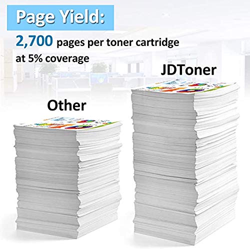 6 Pack (3BK+C+Y+M) TN227 Toner Replacement for Brother MFC-L3710CW MFC-L3730CDW MFC-L3750CDW MFC-L3770CDW DCP-L3510CDW DCP-L3550CDW HL-L3210CW HL-L3230CDW HL-L3230CDN HL-L3270CDW HL-L3290CDW Printers