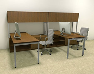 UTM Furniture Modern Executive Office Workstation Desk Set for Two Persons, OF-CON-S4