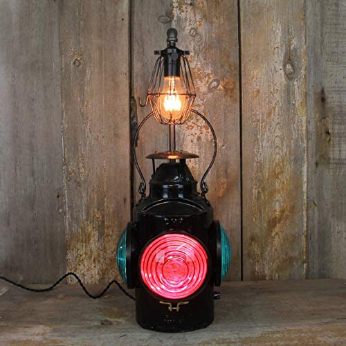 CNR Railroad Signal Lantern with an Edison Light #303