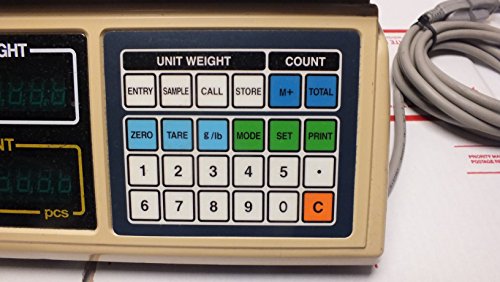CAS SC25P SC Series Precision Counting Scale, 50lb Capacity, 0.01lb Readability