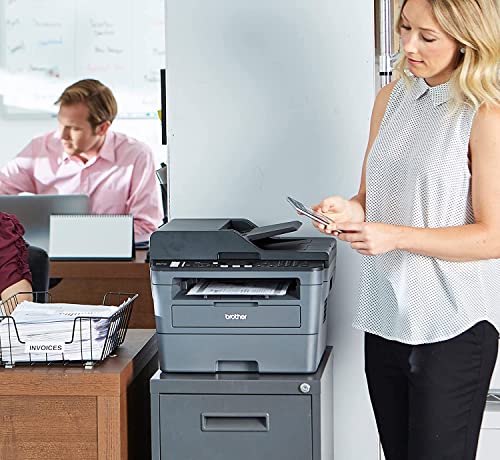 Brother MFC L26 Series Compact Monochrome Laser Printer, All-in-One, 2400 x 600 dpi, Wireless, Mobile Printing