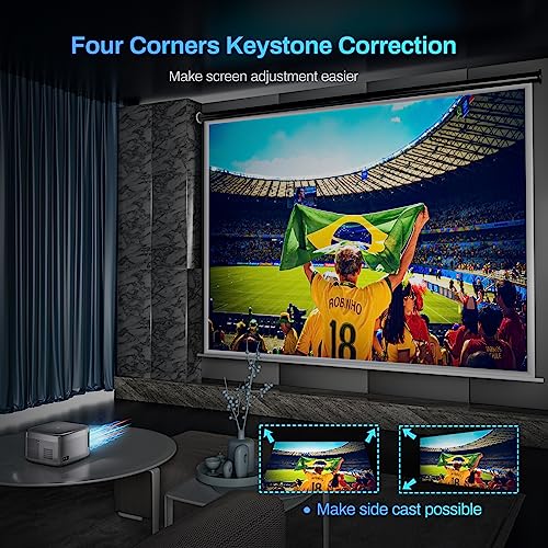 OTOUCH Electric Focus Projector Native 1080P 18000LM 5G WiFi Bluetooth 5.2 4K Support - 2024 New