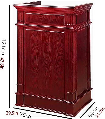 SMuCkS Wood Lectern Podium - Modern Host Table