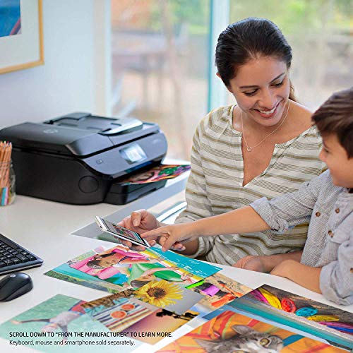 HP ENVY Photo 7855 All in One Photo Printer with Wireless Printing, HP Instant Ink ready, Works with Alexa (K7R96A)