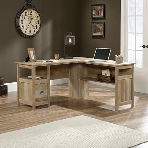 Sauder 422884 Cannery Bridge L-Desk, Lintel Oak Finish