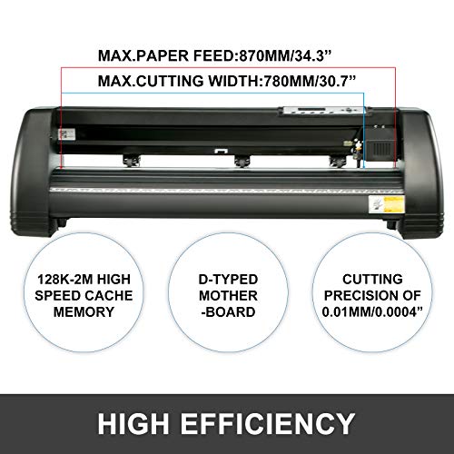 Mophorn Heat Press Machine 12x15 inch 5in1 T-Shirt Heat Press and Vinyl Cutter 34 inch Plotter Machine 870mm Paper Feed Vinyl Cutter Plotter