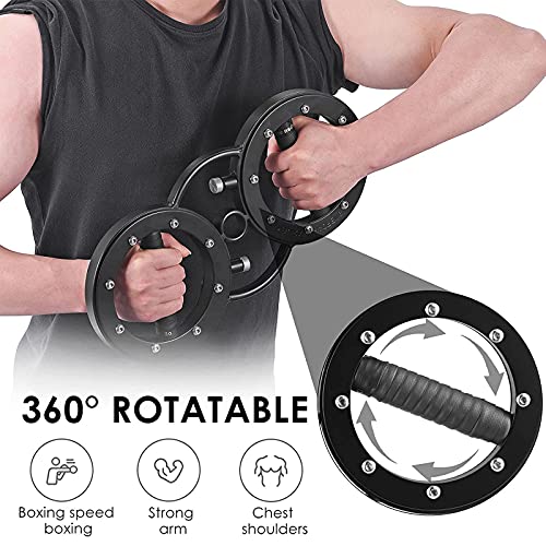 HUWENJUN123 Spinning Burn Machine, Arm Workout Equipment for Men and Women, 12 Pounds Arm and Shoulder Strength Training Equipment for Home and Gym Workouts and Rehabilitation