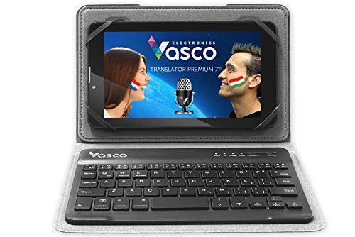 Vasco Translator Premium 7" + Keyboard: Electronic Voice Translator with Comfortable Keyboard