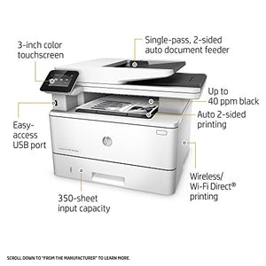 HP LaserJet Pro M426fdw All-in-One Wireless Laser Printer with Double-Sided Printing, Amazon Dash Replenishment Ready (F6W15A)