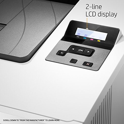 HP LaserJet Pro M452dn Color Laser Printer with Built-in Ethernet & Double-Sided Printing, Amazon Dash Replenishment ready (CF389A)