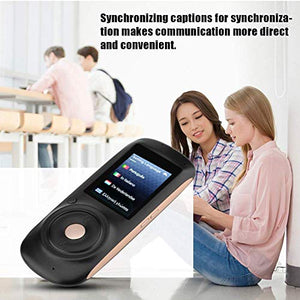 AkosOL Smart Language Translator Device with Voice 2.4 Inch Touch Screen - 42 Languages - WiFi - Grey