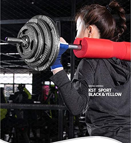 HXFENA Barbell Weight Bar, 47In Straight Weight Lifting Barbell Bar, Home Fitness Strength Training Equipment,120Cm