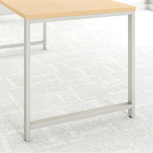 Bush Business Furniture 400 Series 72W x 24D Table Desk in Natural Maple