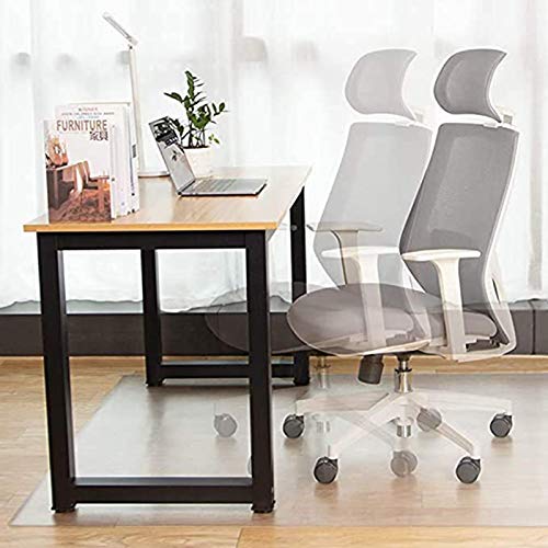 LOLILI Translucent PVC Office Chair Mat for Carpet/Floor Protection, Non-Slip, Wear Resistant - Cut to Size (1.5mm, 160x230cm)