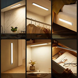 None LED Closet Light Wireless Cabinet Stair Step Bar USB Rechargeable