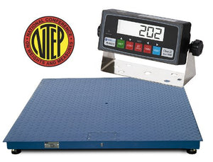 Certified NTEP 2500lb/0.5lb 36x36 Legal For Trade Floor Scale with Indicator