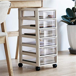 HOG 6 Drawer Office Rolling Storage Cart