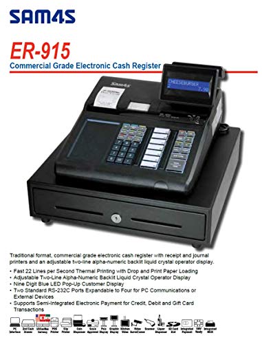 SAM4S ER-915 Electronic Cash Register/ER-5215M Replacement Model